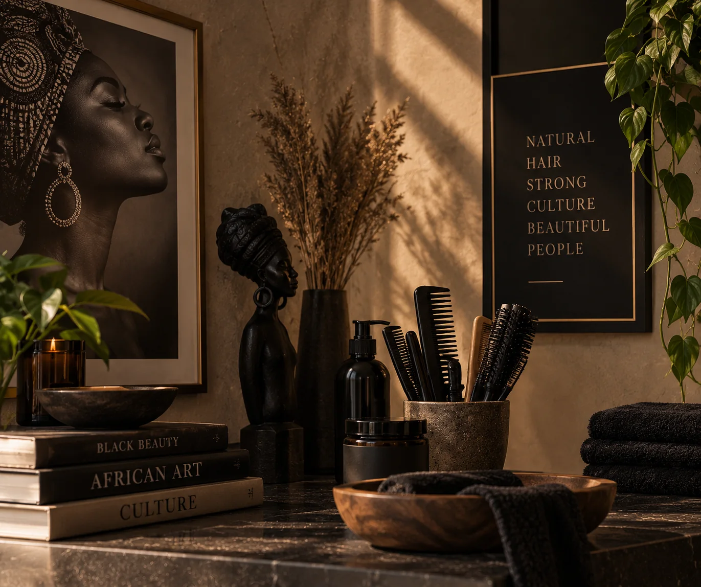 Culture et beauté des cheveux naturels